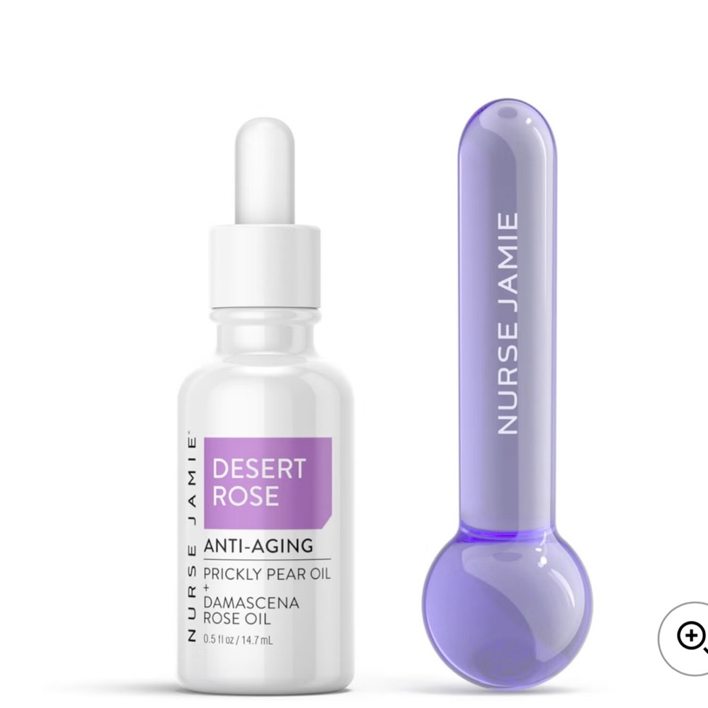 SALE -Nurse Jamie GlowGlobe Cooling Massage Tool and Anti-Aging Oil Set